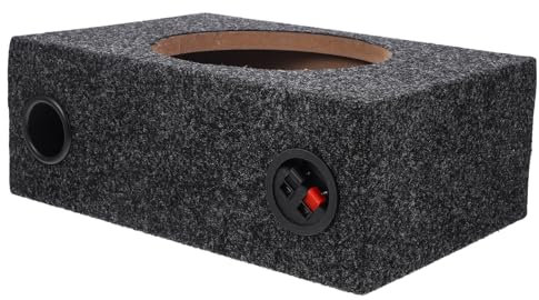 MAGICLULU Car Player Subwoofer Box Subwoofer Car Enclosure Sealed Carpeted Sub Box