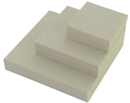 Graupappe DIN A2 0,5mm 350g/m² glatt – Graukarton Bastelkarton Buchbinderpappe aus 100% Recyclingmaterial, 20 Blatt