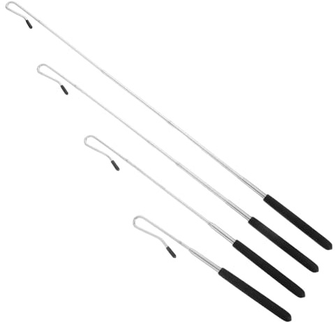 MAJORMENCH 4 Stück Einstellbare Handpuppen stäbe Metall Marionetten armkontrolle für Halbkörper handpuppen Vielseitig Kompatibel für Anfänger und Profis
