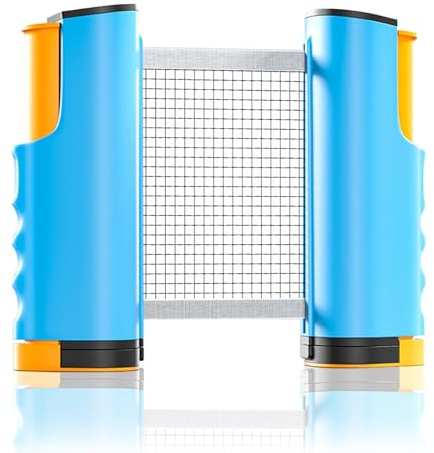 YEAMLTE Tischtennis Netz, Ausziehbares Tragbares Tischtennisnetz, Maximale Auszugslänge 170 cm, Tischtennisnetz fürJeden Tisch, Tischtennisnetze, für Reisen, Drinnen und Draußen