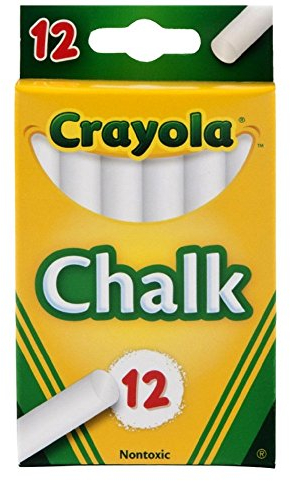 Crayola 51–0320 12 Stück Kreide weiß 6 weiß