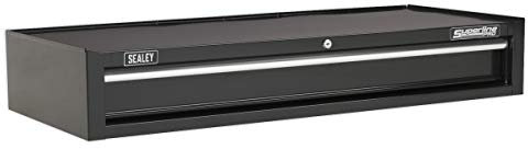 Sealey Ap41119B Add-On Chest 1 Drawer With Ball Bearing Runners Heavy-Duty Black
