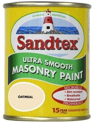 Sandtex 150ml Tester Pot Oatmeal Ultra Smooth Masonry Paint
