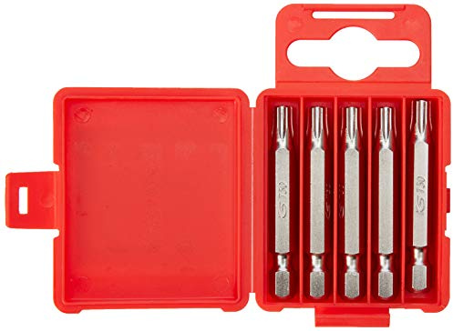 KS Tools 911.2795 1/10,2 cm Bit TX m. Bohrung, 50 mm, bei | Schraubendreher-Bits, 5 Stück, TORX®, gebohrt, L 50 mm – 1/4 Zoll – TB30