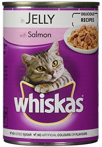Whiskas With Salmon In Jelly 390 g (Pack of 12)