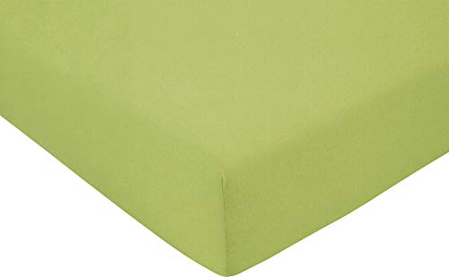 ESTELLA Spannbetttuch Samt-Velours | lind