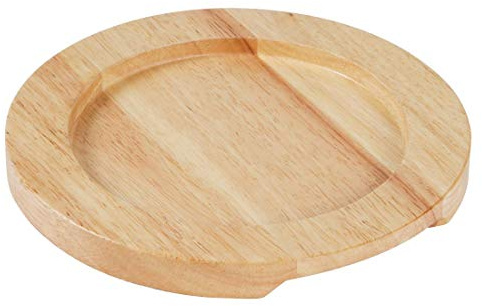 Olympia Light Wooden Base for GJ554 Cast Iron Round Eared Dish