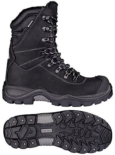 Toe Guard TG8042043 Safety Shoe, Alaska S3, Size 9, Black