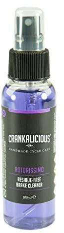 Crankalicious Cycle Care - Rotorissimo Residue Free Brake Cleaner - perfectly cleans all disc, and rim, type bicycle brakes - 100ml