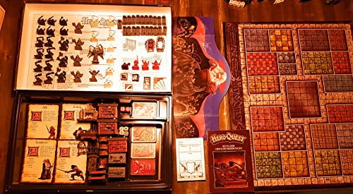 HERO QUEST - Das Spiel der großen Abenteuer in einer Welt der Phantasie [Brettspiel].
