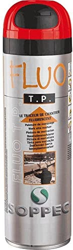 Soppec 1415130 Marcatore Fluo 500 ml, rosso, TU EU