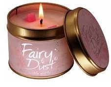 Lily Flame Fairy Dust Candle Tin 35 Hours Burn Time