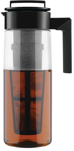 Takeya Flash Chill® - Caraffa per tè freddo, 2L 2 Quarts nero