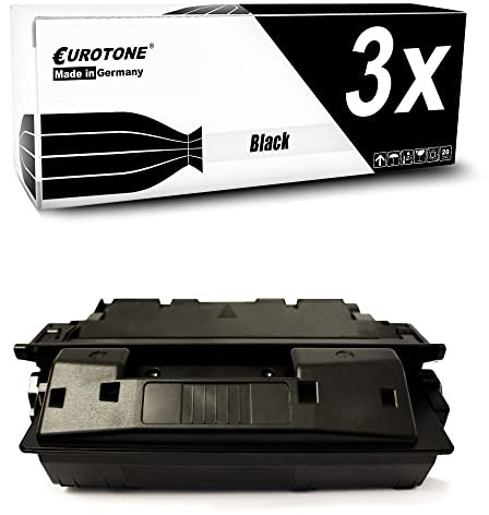 Eurotone 3X Toner Cartridge kompatibel für Signal Corp Laserjet SC 812/912, C4127X 27X, Druckerpatronen
