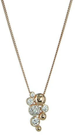 Esprit Damen Kette Collier Silber Rotgold ESNL92993B420