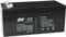 DSK 10357 - Batteria al piombo sigillata AGM ricaricabile da 12V 3,3 Ah. Ideale per auto e moto elettriche per bambini, sistemi UPS/UPS, sistemi di sicurezza e comunicazione, luci di emergenza, nero