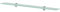 vidaXL Estante Flotante de Cristal Medidas 90x20 cm Vidrio de 8 mm Color Claro