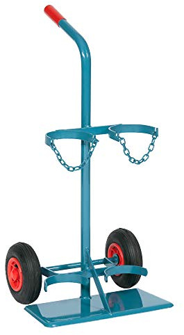 SCAPP Gasflaschenwagen für 2 x 20L Gasflaschen, mit Luftbereifung
