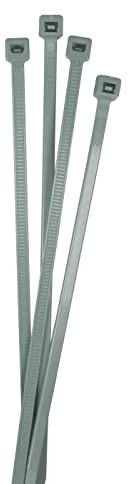 Lumonic Kabelbinder 100x 300 x 4,8mm Silber Industriequalität UV beständig, wetterfest