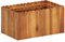 vidaXL Arriate Florero Jardinería Macetas Tiestos Accesorios Articulos Flores Plantas Diseño Rústico Robusta 50x30x25cm Madera Maciza de Acacia