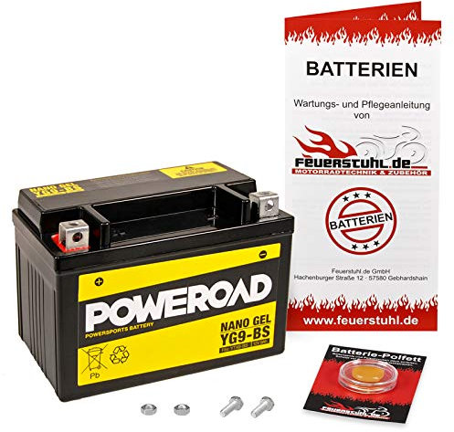 Gel-Batterie FMX 650 (RD12) wartungsfrei, einbaufertig, startklar, inkl. 7,50€ Pfand