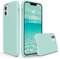 SURPHY für iPhone 12 Mini Hülle Silikon, Handyhülle iPhone 12 Mini Case 5,4 Zoll aus Premium Flüssigsilikon, Schutzhülle mit weiches Mikrofaser-Futter, Minze Grün