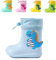 DRECAGE Stivali Gomma Bambino e Bambina Ragazzo e Ragazza Stivali da Pioggia Dinosauro Impermeabile Blu 29 EU 190 MM