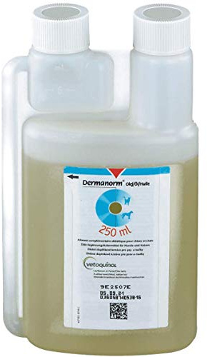 Vetoquinol - Dermanorm Öl Diät-Ergänzungsfuttermittel für Hunde und Katzen, 1er Pack (1 x 0.29 kilograms)