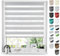 Tom'Shop® Doppelrollo DuoRollo [Grau, 130cm x 150cm] Duo Rollos für Fenster Klemmfix ohne Bohren mit Klämmträger Fensterabdeckung Fensterrollo leichte Montage