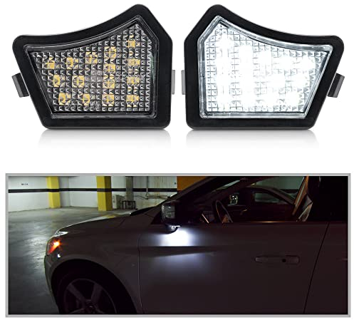 LED Umfeldbeleuchtung Spiegel für Volvo XC90 V40 S40 S60 I II V60 V70 II III XC70 S80 Einstiegsbeleuchtung Türbeleuchtung Autotür für Jaguar XF XFR Typ XJ