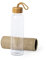 Trinkflasche Highlight Kasfol! Stylische und nachhaltige Flasche! 500ml mit aufschraubbarem Bambusdecke und Hülle