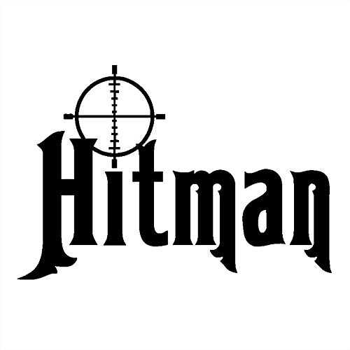 Xlnb. 15.3x10.6cm Hitman Gunsiesight Vinyl Aufkleber Autoaufkleber (Color Name : Black)