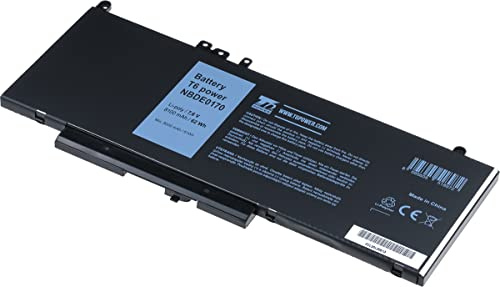 T6 Power Akku für Dell Latitude E5270, E5470, E5570, 8100mAh, 62Wh, 4cell, Li-pol