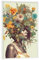 artboxONE Poster mit weißem Rahmen 90x60 cm Floral Sommer Frauen Blumenkopf - Bild Argo pop Art