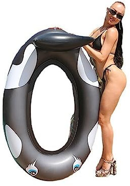 Aufblasbares Wasserhängematte Luftmatratze Aufblasbarer Wal Mit Netz-Hängematte, Wasserspiel-Wasserliege Für Erwachsene, Tragbar, Mit Schwebendem Bett Mit Rückenlehne