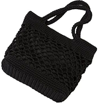 BUTIFULSIC Umhängetasche Für Damen Luxus Tasche Handtasche Aus Gewebtem Netz The Bag Tasche Strandtasche Aus Baumwollseil Badetasche Baumwolltasche Korbtaschen Damen Bote Frau Flechten Häkeln