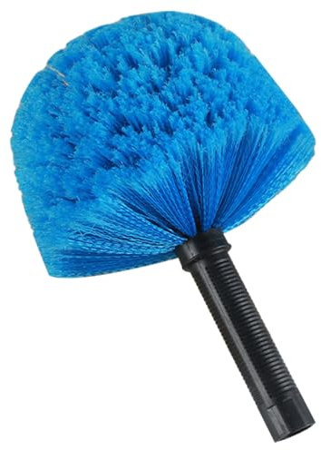 Dusters for Cleaning Cobweb Duster Head Twist on Spider Web Brush for Cleaning, Duster Refills Head Attachment Fits Standard Threaded Poles, No Pole, Spider Web Remover Brush