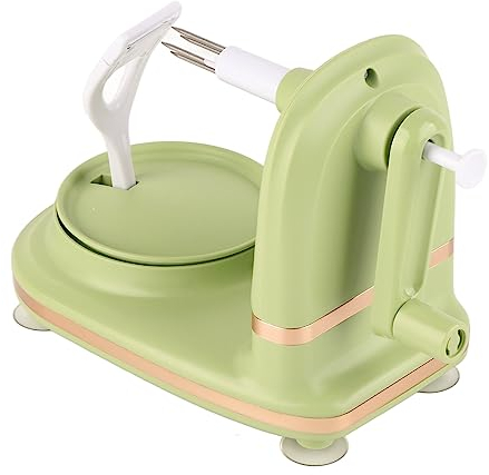 Cocoarm Pelapatele con manovella, pelapatate per mele, pelapatate in modo sicuro ed efficiente, pelapatate frutta, facile da usare, multiuso in acciaio inox PP