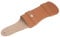 M METERXITY Pocket Knife Sheath - Leather Pocket Knife Sheath Folding Knife Pouch with Belt Loop, Apply to Belt/Folding Knife (6.1 Inch, Brown)
