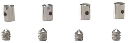 YUCHENSHLP 4 Sets Solderless Cable Nipple 5mm OD Motorcycle Scooter Mower Throttle Choke