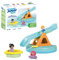 PLAYMOBIL JUNIOR Aqua | Badeinsel mit Wasserrutsche | nachhaltiges Spielzeug für Kinder ab 1 Jahr | 71687