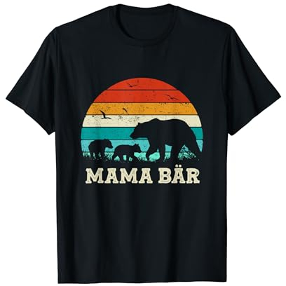 Mutter Baby Sohn Tochter Kinder Beste Mama Bär Muttertag T-Shirt