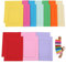 Lufdegim 20Pcs Fotorahmen aus Kraftpapier Fotorahmen aus Papier Bunter Fotorahmen aus Papier Bunte Pappe Seil Hölzerne Klammer Hängend