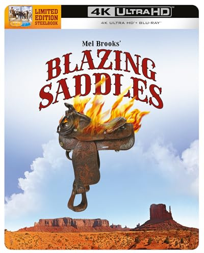 Blazing Saddles Steelbook [4K Ultra HD] [1974] [Region Free]