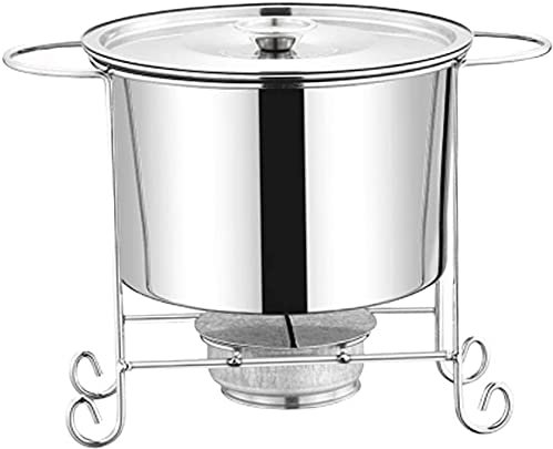 YXUANYZNB Creativity - Juego de brochetas de fondue de acero inoxidable con soporte y cubierta para el hogar, camping, restaurante