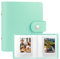 52 Taschen Mini-Fotoalbum für Fujifilm Instax Mini 12 11 9 90 8 7s 40, passend für Polaroid Snap/Z2300/SocialMatic Sofortbildkameras & Zip Sofortdrucker (1 Pack, Äppelgrün)