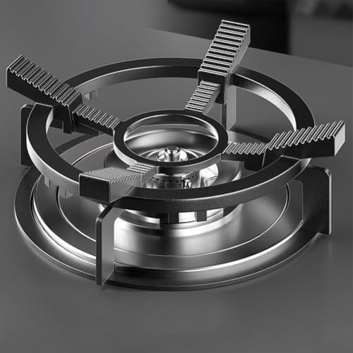 Eawfgtuw Wok for Ring Support en fonte pour plaque de cuisson à gaz (amovible)
