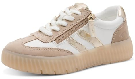 Tamaris Wide FIT Sneaker Materialmix Leder/Textil/Synthetik H-Weite