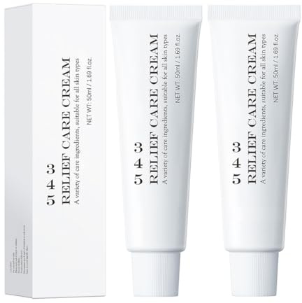 XPEX 2 Pcs Feuchtigkeitscreme Für Das Gesicht,Intensive Repair Cream Geeignet Für Akne Und Fettige Haut,Beruhigend Und Feuchtigkeitsspendend