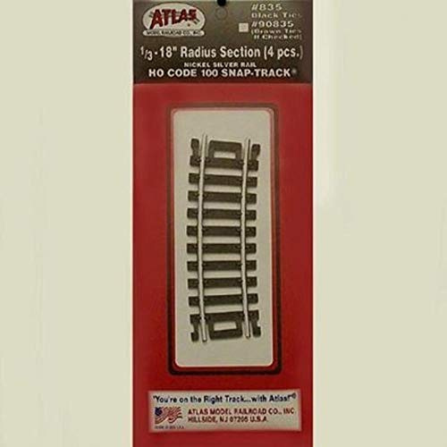 Atlas 835 Code 100 1/3- 18 Radius Snap-Track (4Pcs.)